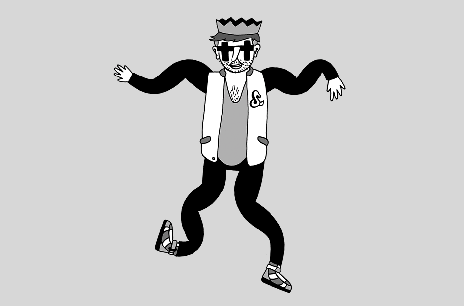 hand drawn snippets of video footage